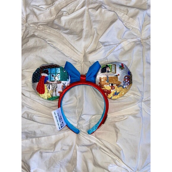 Snow White Disney Parks Mickey Ears Headband Special Edition 100 Decades main image 7